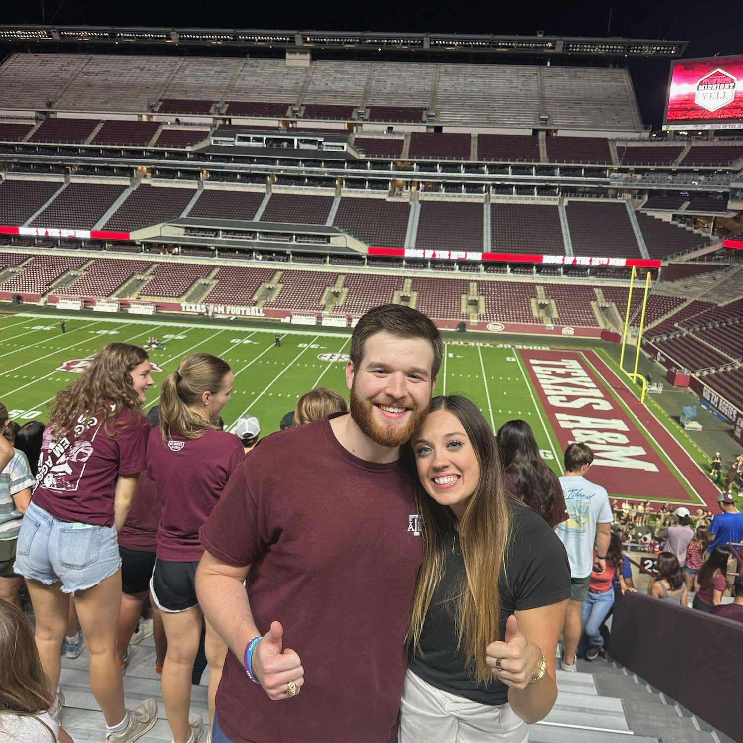 Hannah's first yell practice since 2018!