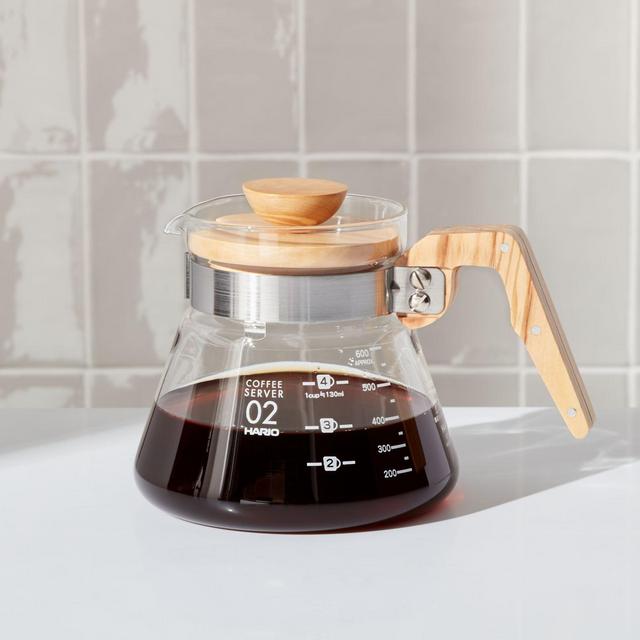 Hario 600-ml Olivewood Coffee Server