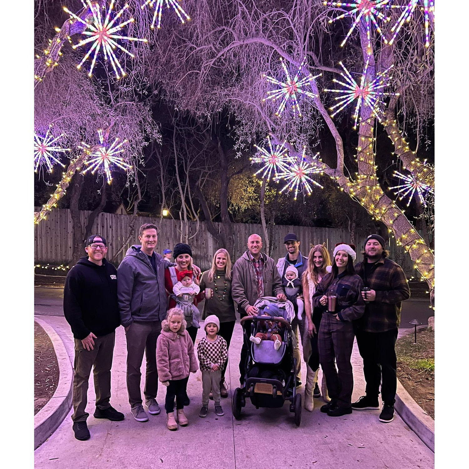 Zoo Lights with friends!