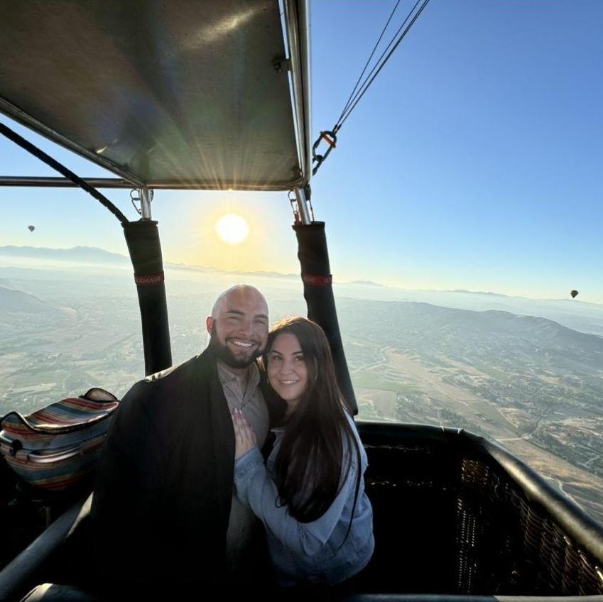 She didn't know it yet but she was about to be proposed to!