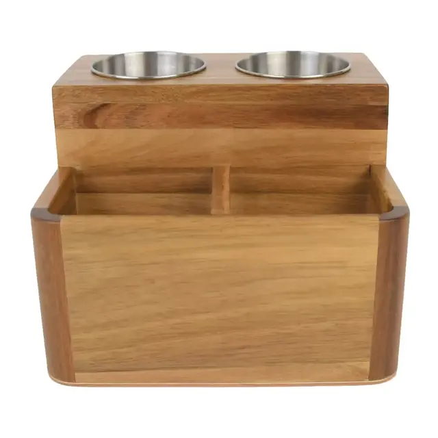 Haven™ Acacia 2-Section Hair Care Organizer