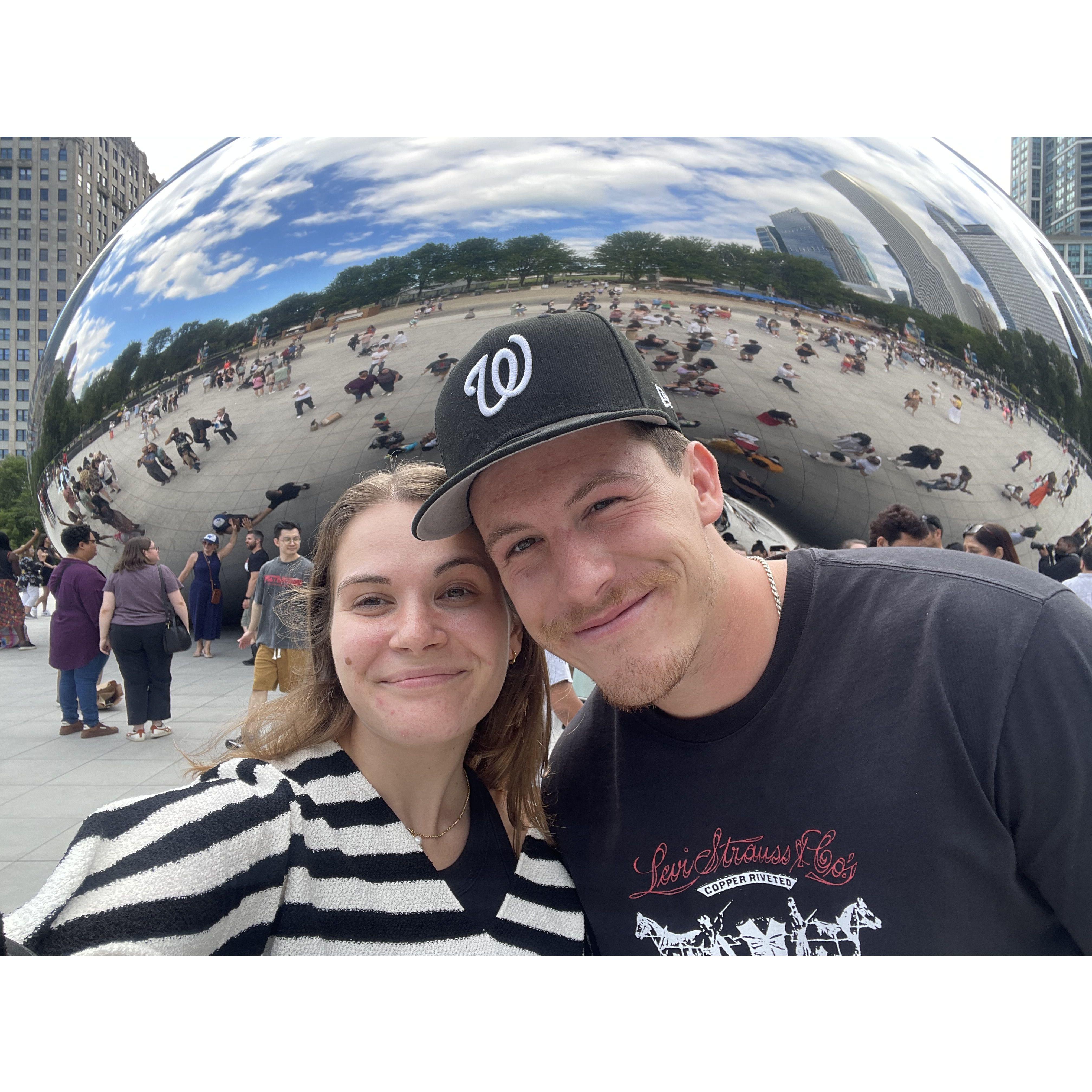 Our cross country drive to move Sophia to Utah included a quick stop in Chicago!