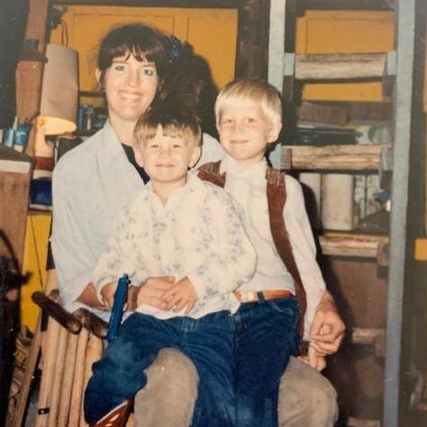 Chris with Nate + his momma, Cindy