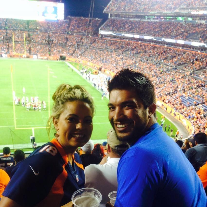 Our first broncos game together