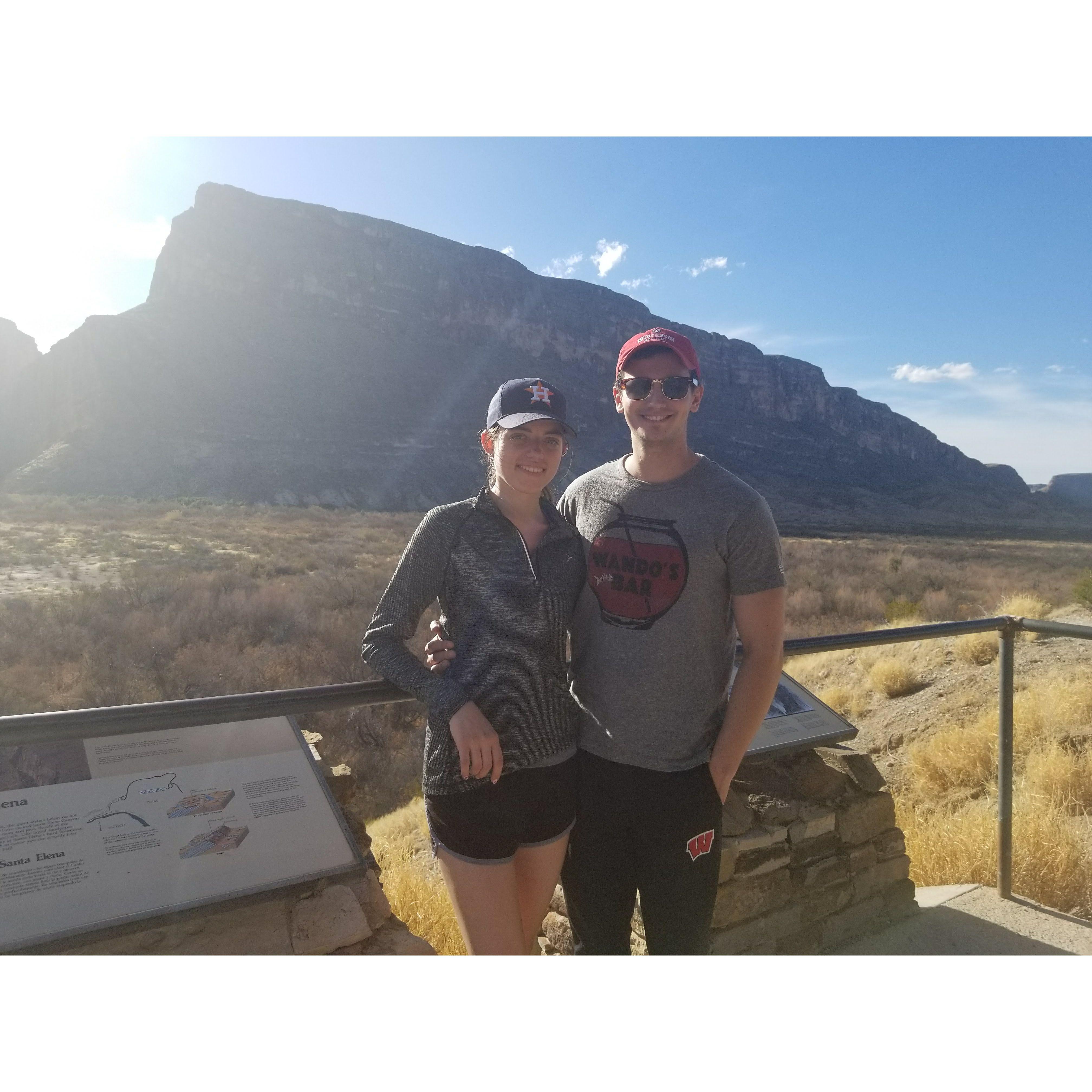 Big Bend National Park, our first trip together (2018)