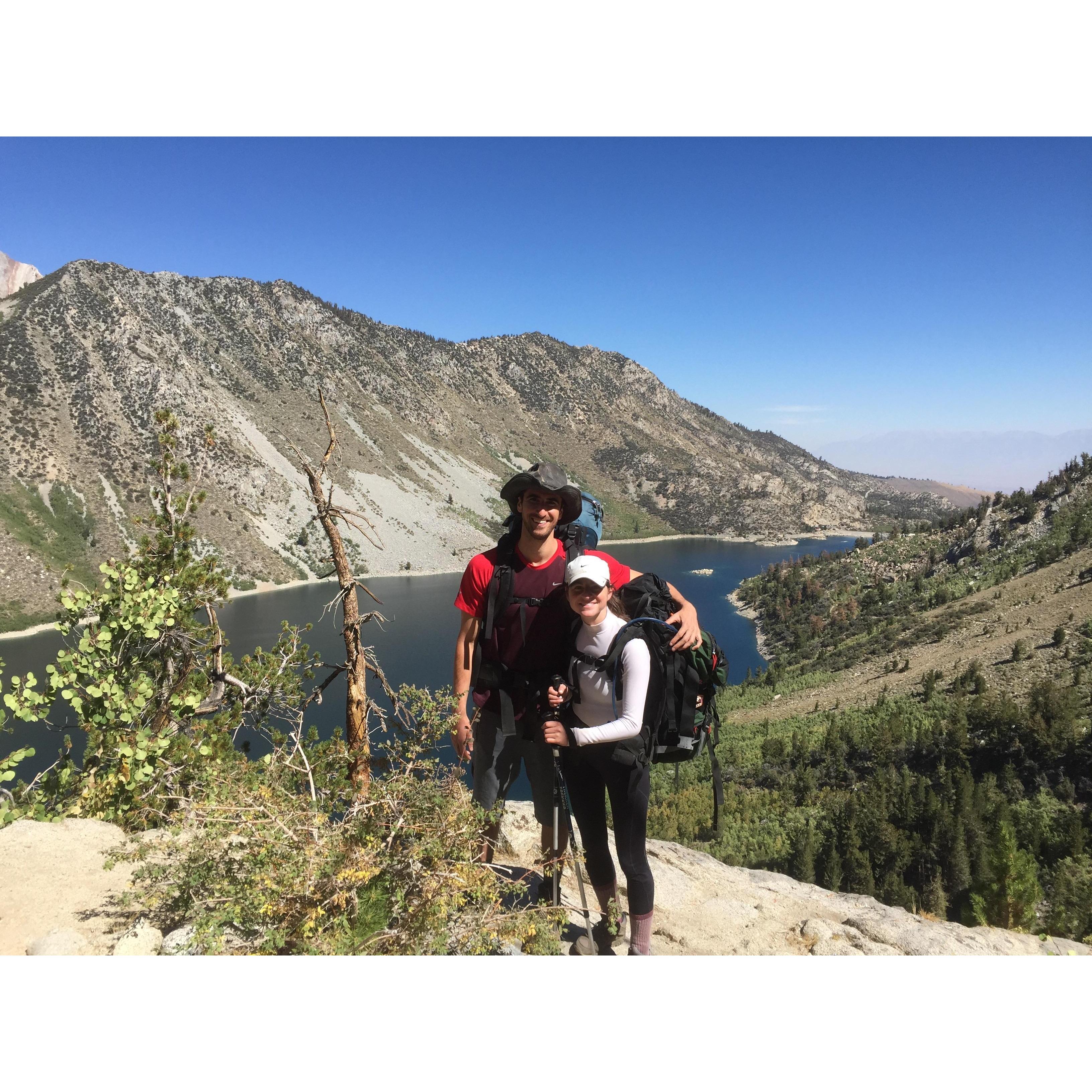 That time Jordan (and Kate and John) convinced Jamie that a backpacking overnight would be fun. Lets stick with the car camping guys.