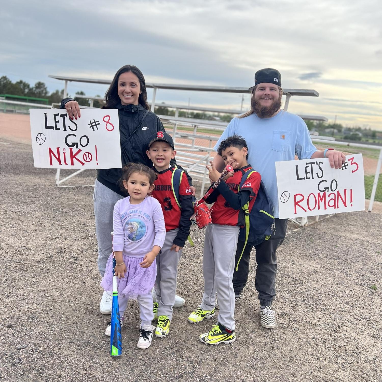 Supporting Christian’s nephews!