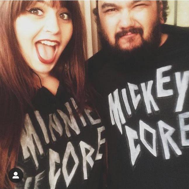 Celebrating 1 year anniversary at Disneyland