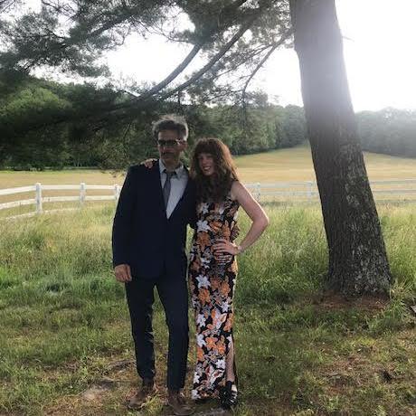 at Alex and Eric's wedding