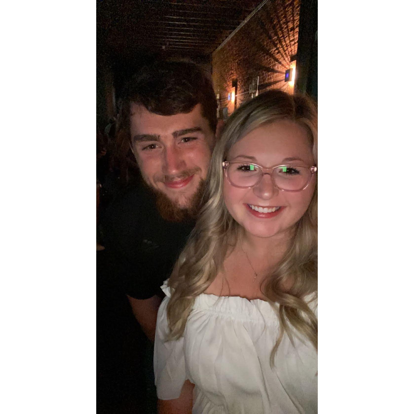 I knew he was a keeper after meeting SO many people on our first date! - Briley