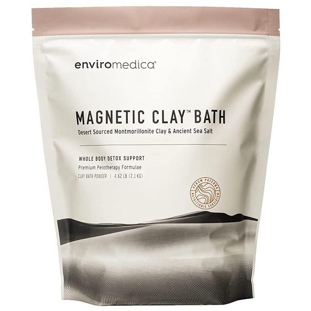 Magnetic Bentonite Clay Detox Bath – Sodium Bentonite, Calcium Bentonite, & Himalayan Salt – Healing Clay to Remove Environmental Toxins for a Whole Body Detox – Health & Beauty Clay by Enviromedica
