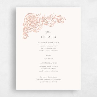 Salmon, Pink Wedding Enclosure - Keita