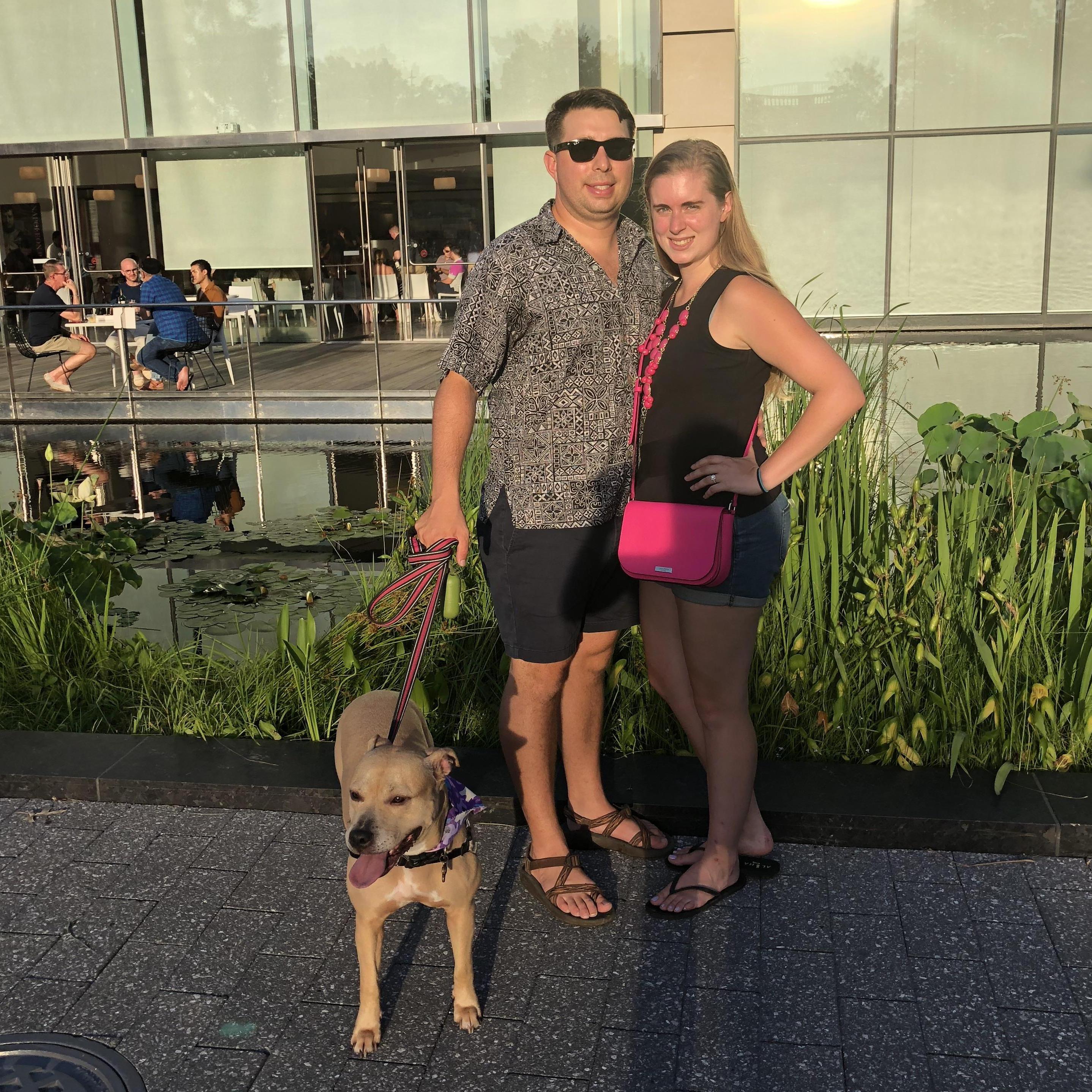 This was taken at the VMFA where our reception will be!