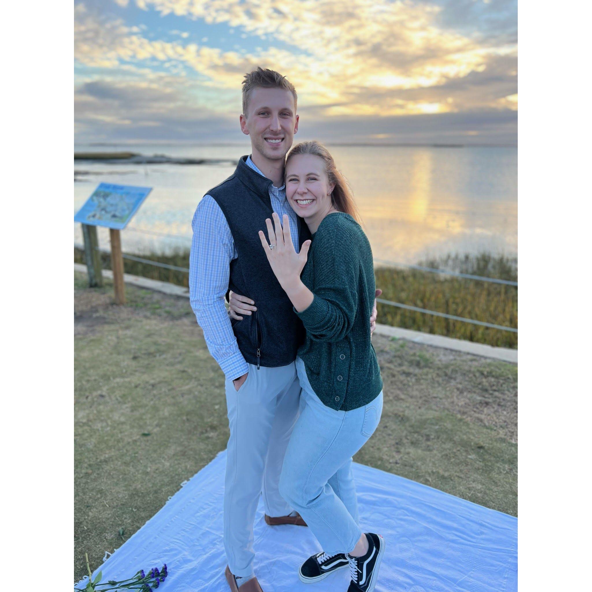 He proposed to me in my favorite place. I was so shocked, I had NO idea!
