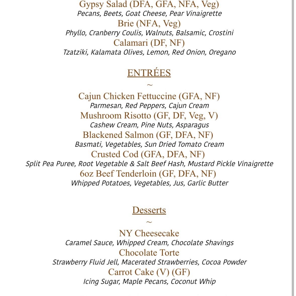 We are looking forward to having supper with all of our family and friends. Please let us know what your choices will be choosing before October 1st via messenger or text 770-4040❤️