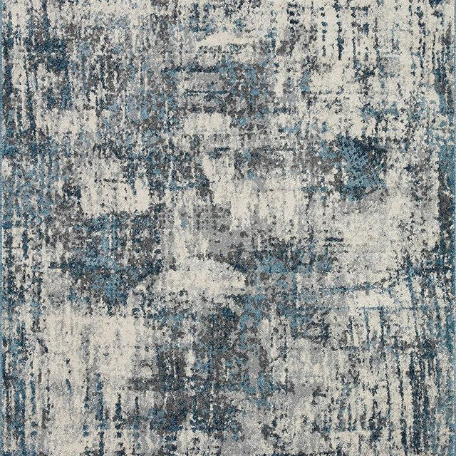 Loloi Austen Collection AUS-01 Natural/Ocean 2'-4" x 8'-0" Runner Rug
