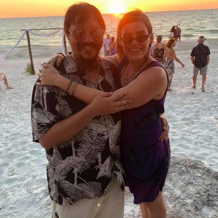 We enjoyed a beautiful beach sunset on Anna Maria Island after Paul & Chelsea were married.