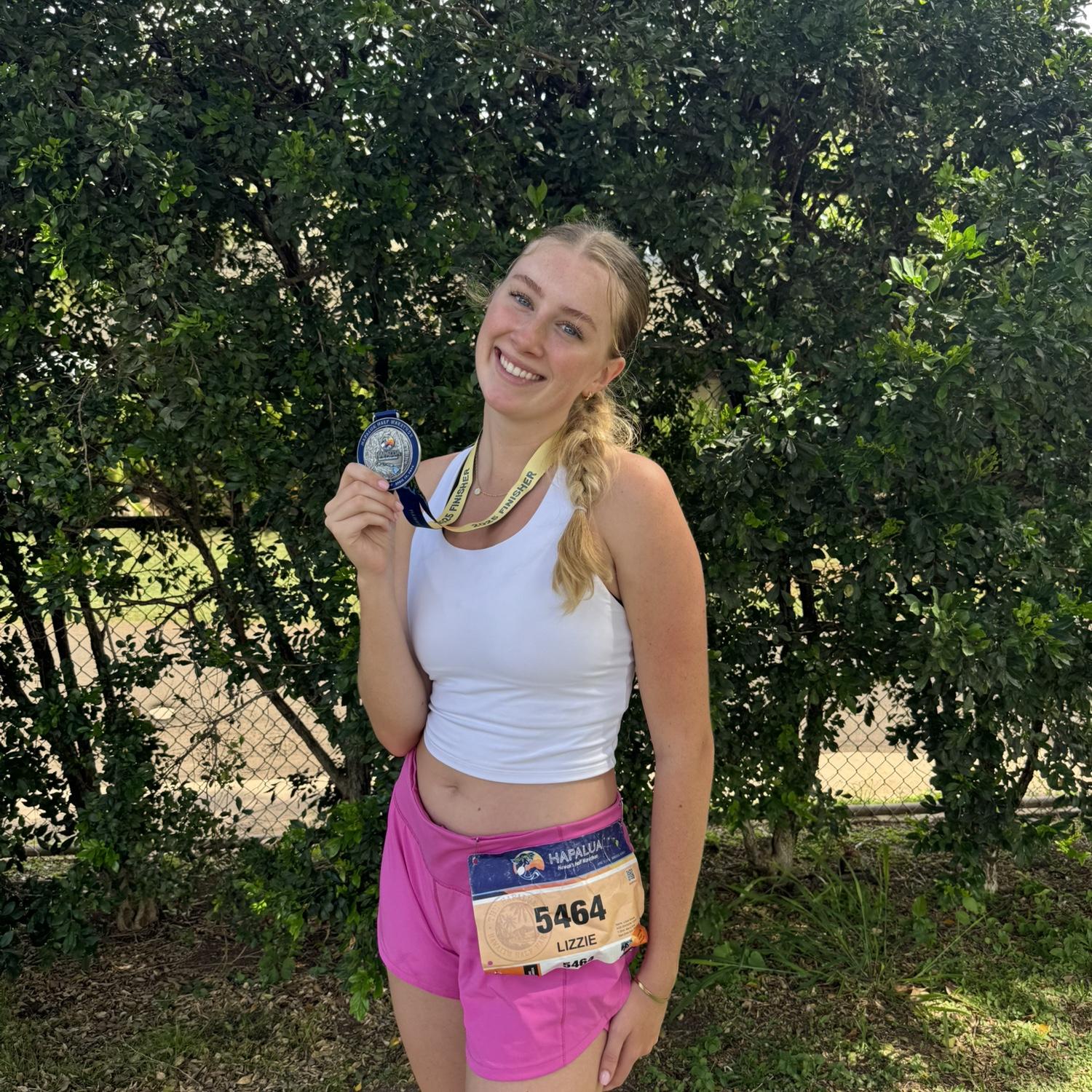 Cutest runner ever! 
Hapalua marathon, Honolulu.