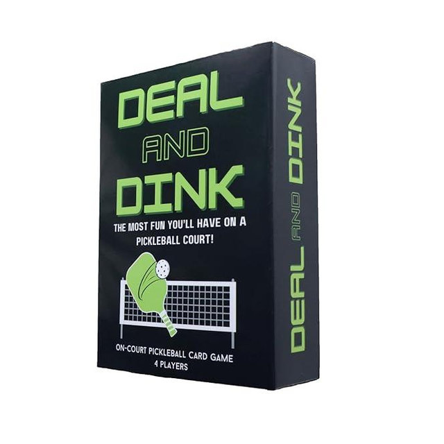 Deal and Dink: The Ultimate On-Court Pickleball Card Game for Fun, Strategy, and Competition – The Best Pickleball Gift for Players of All Levels!