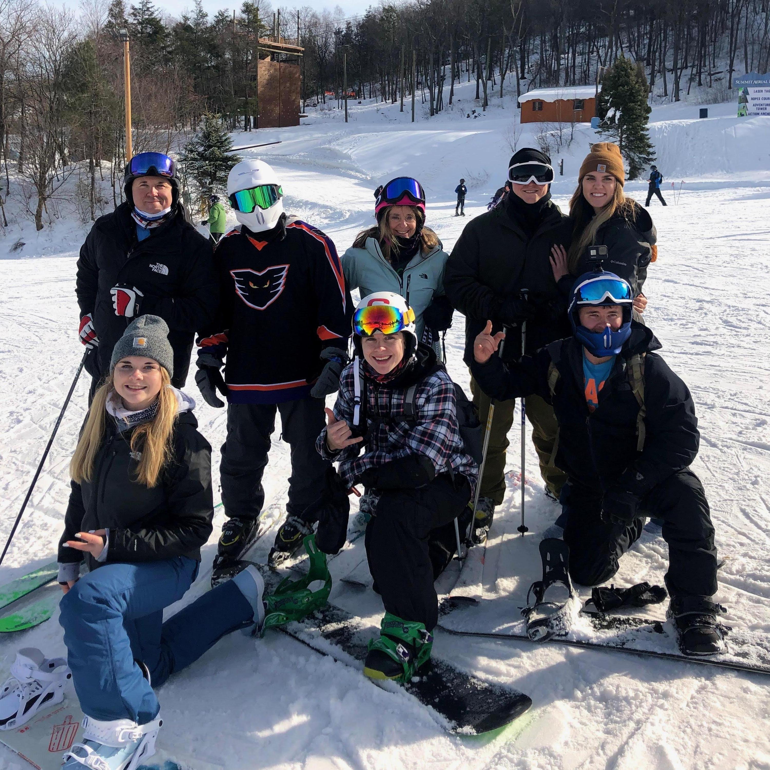 Bushyager skiing in PA mountains