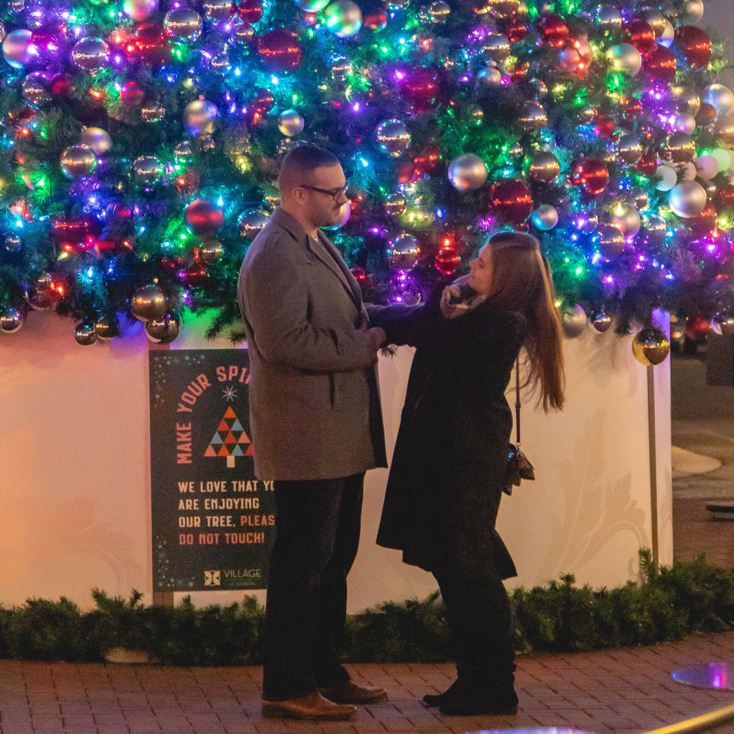 Right before popping the question.