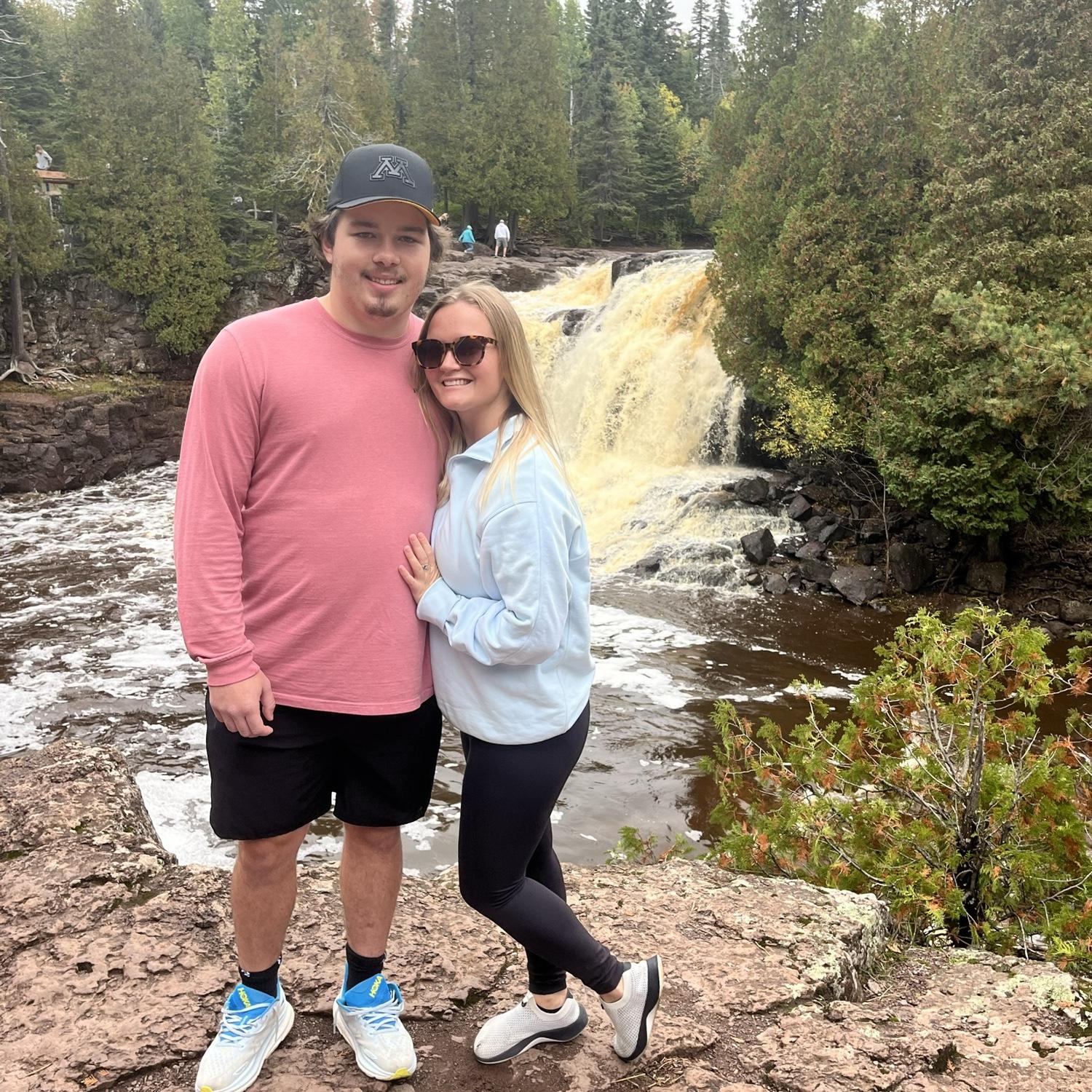 Gooseberry falls in Duluth