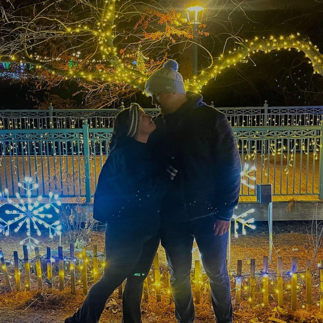 Another one of our many zoo trips! This one was taken at their Christmas lights event in 2024