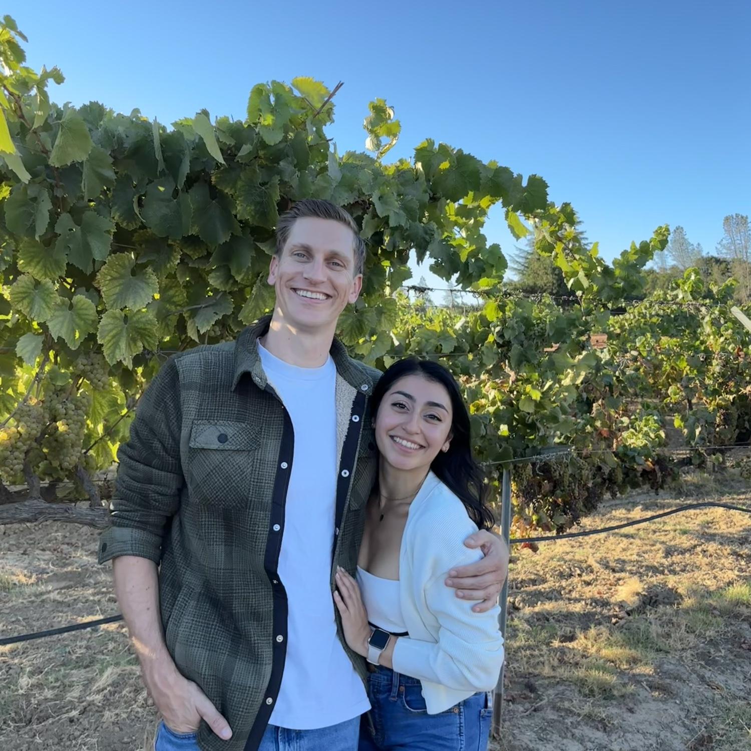 Us enjoying life in wine country!