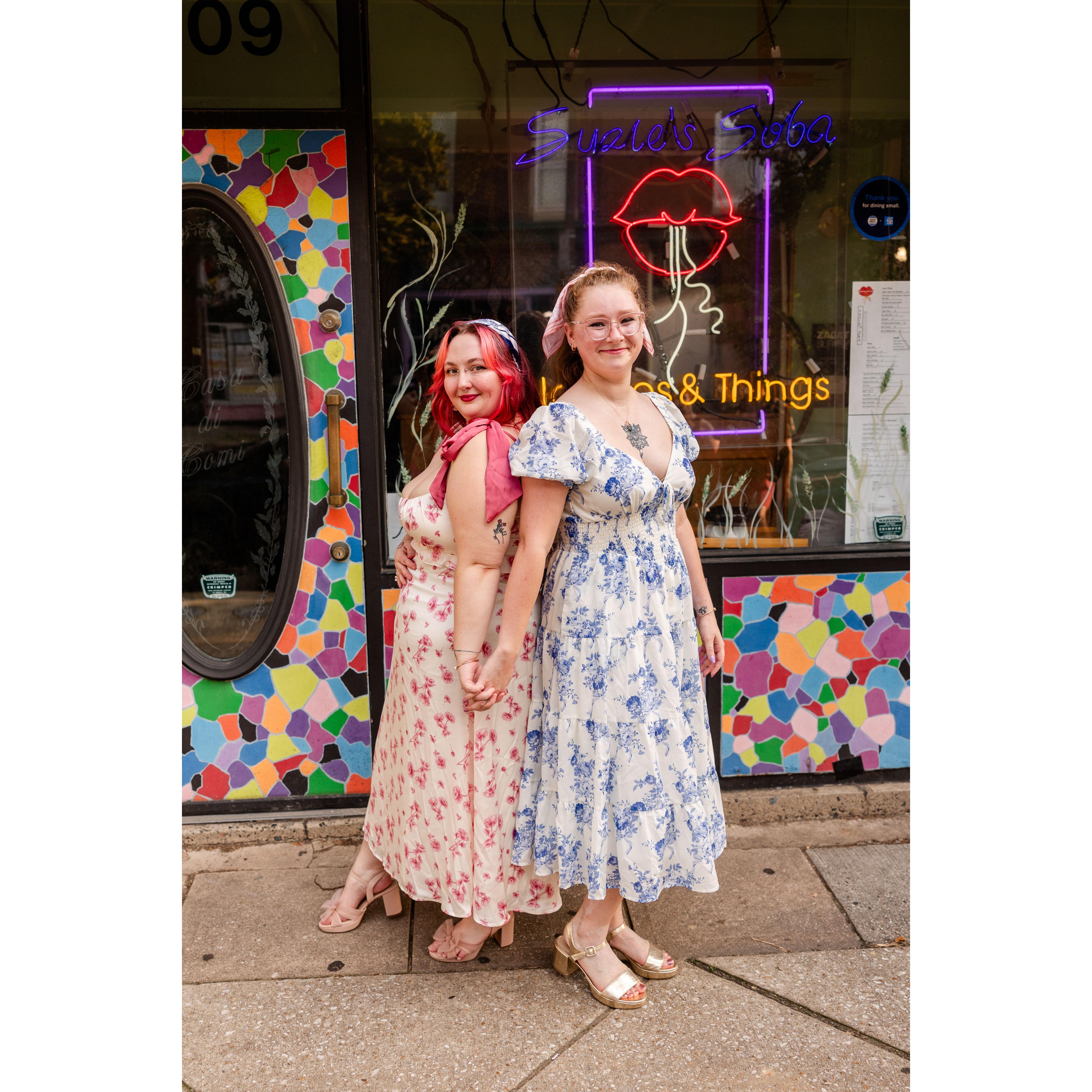 Another favorite of ours is Suzie's Soba. BEST Korean food in Baltimore, and it's basically an older Korean woman in her kitchen.