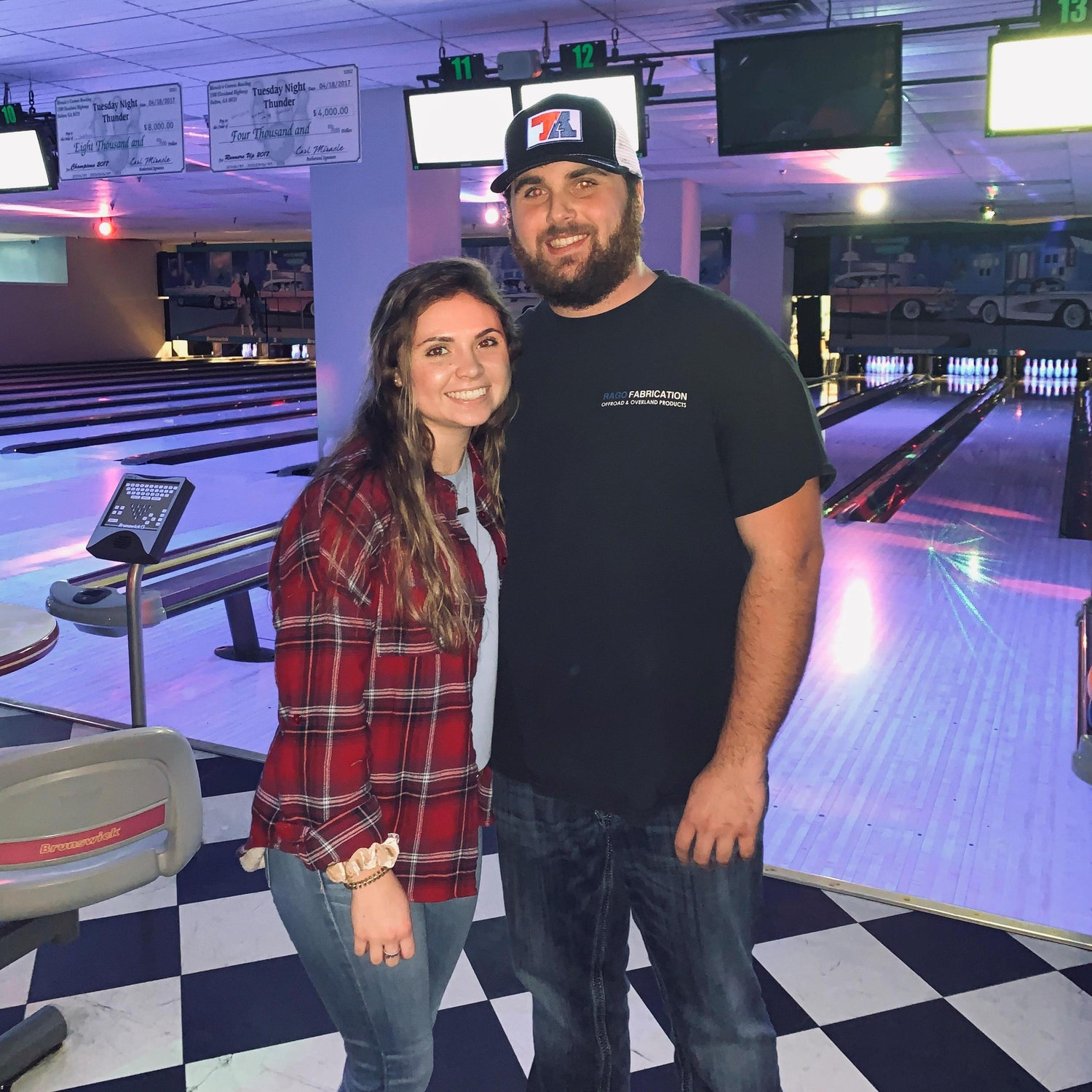 First time bowling together.