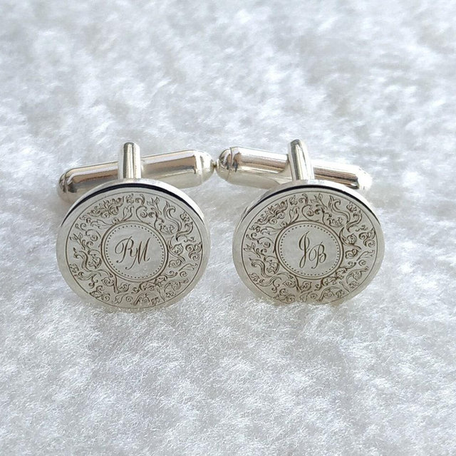 Custom Symbol Cufflinks,Wedding Logo Cufflinks,Personalized Wedding Cufflinks,Groom Wedding Cufflinks,Groom Wedding Gift,Engraved CuffLinks