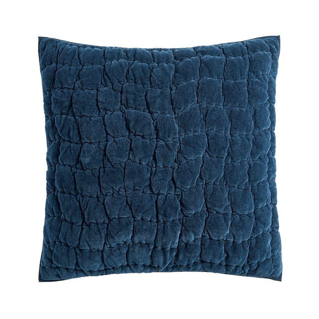 Cozy Cloud Quilted Sham, Euro, Midnight