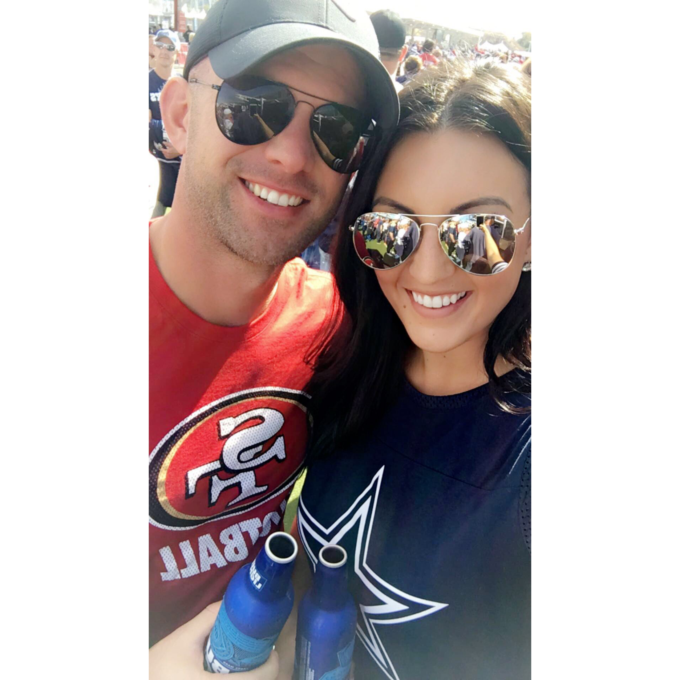 49ers vs Cowboys at Levi Stadium.