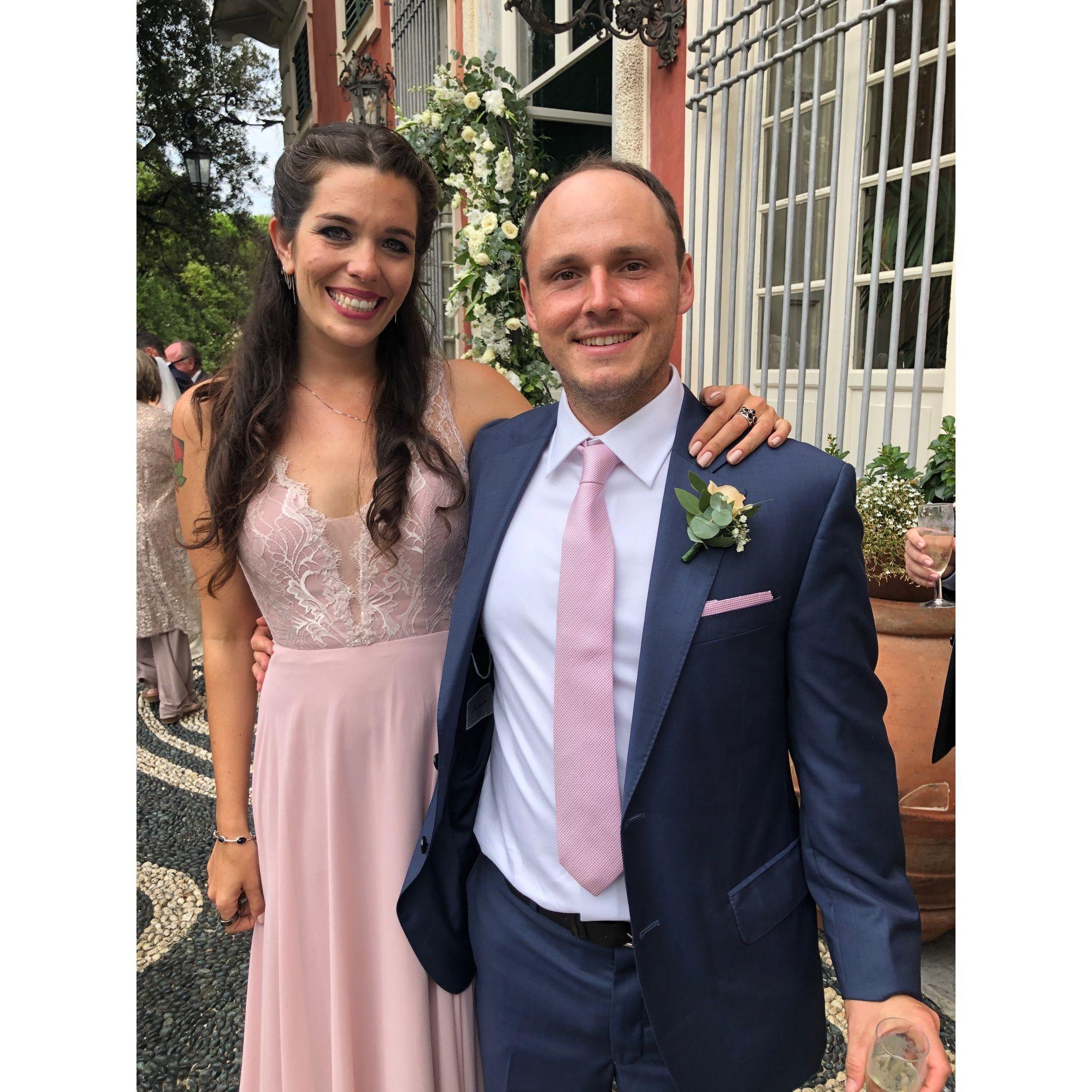 Wedding reception in Genoa, Italy, September 2021