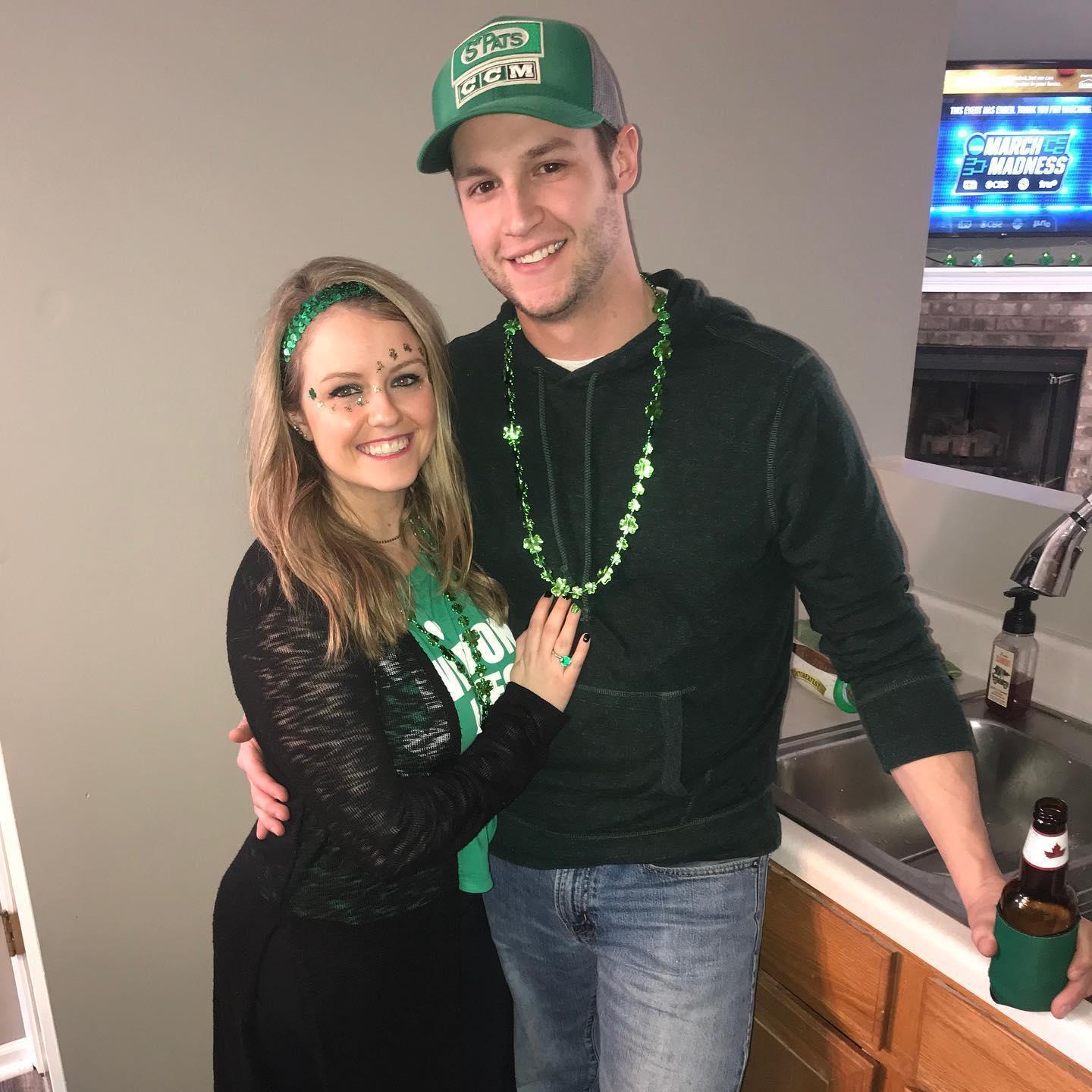 Our first St. Patrick's Day together