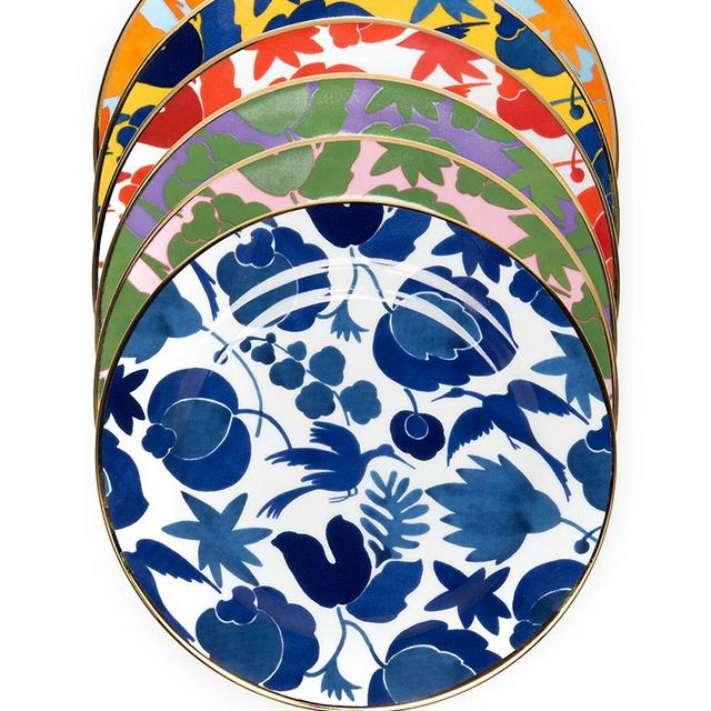 La DoubleJ Wildbird six dessert plates