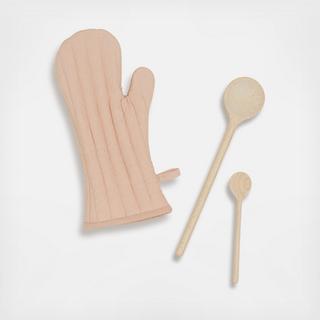 Simple Linen Oven Mitt