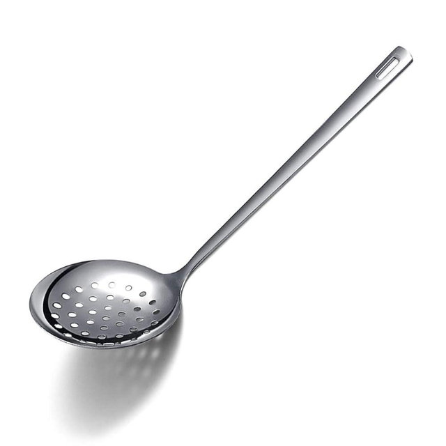 Stainless Steel Skimmer, Berglander Metal Strainer, Kitchen Cooking Skimmers For Non-Stick Cookware, Non-Stick And Heat Resistant, Dishwasher Safe, Easy to Clean