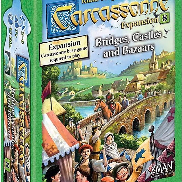 Carcassonne Expansion 8: Bridges, Castles, and Bazaars