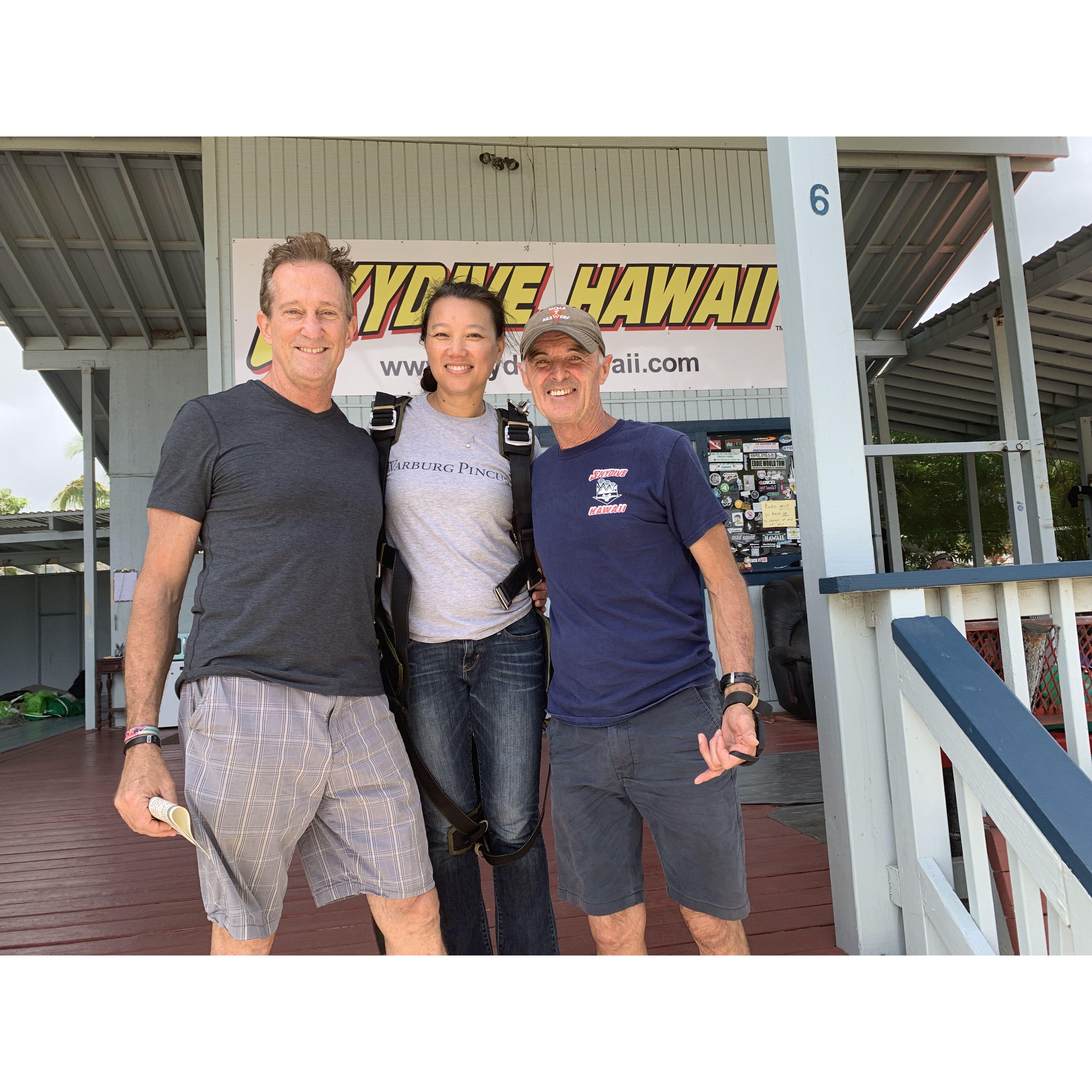 First time skydiving