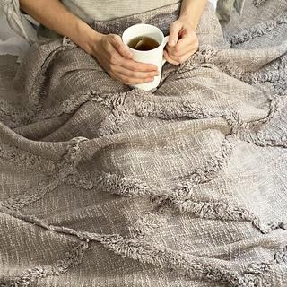 Farmhouse Living Aspen Diamond Tufted Blanket Throw