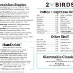 COFFEE LOVERS: 2 Birds Coffee + Cafe