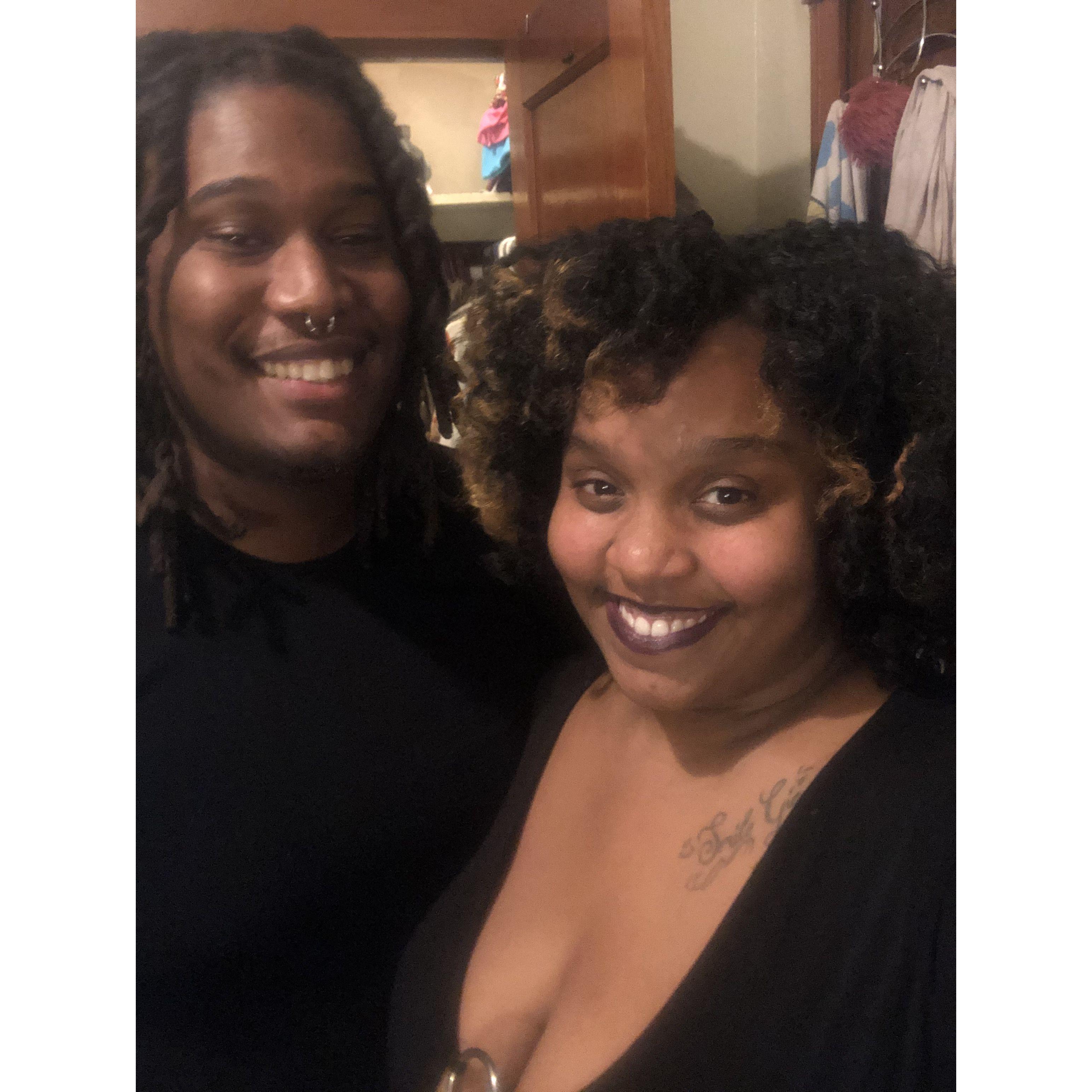 Friend celebrating New Years 2019 together