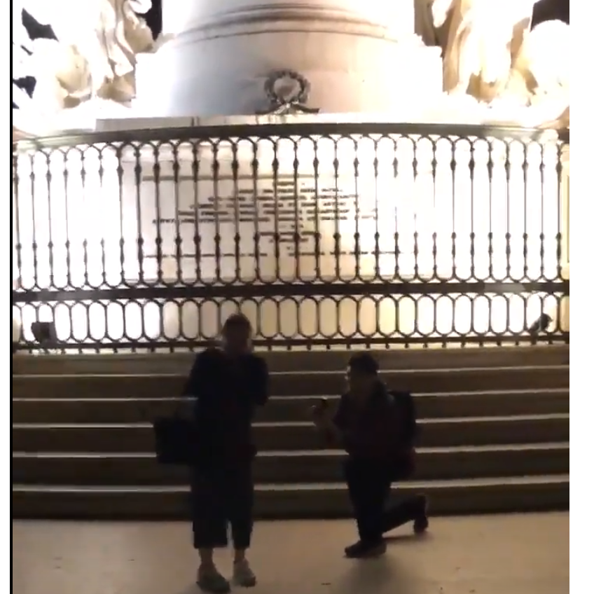 A very bad screenshot of the proposal video in Lisbon!