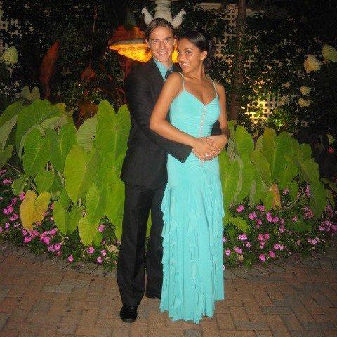 Looks like Prom, but their first wedding together as a couple in Aug. 2010