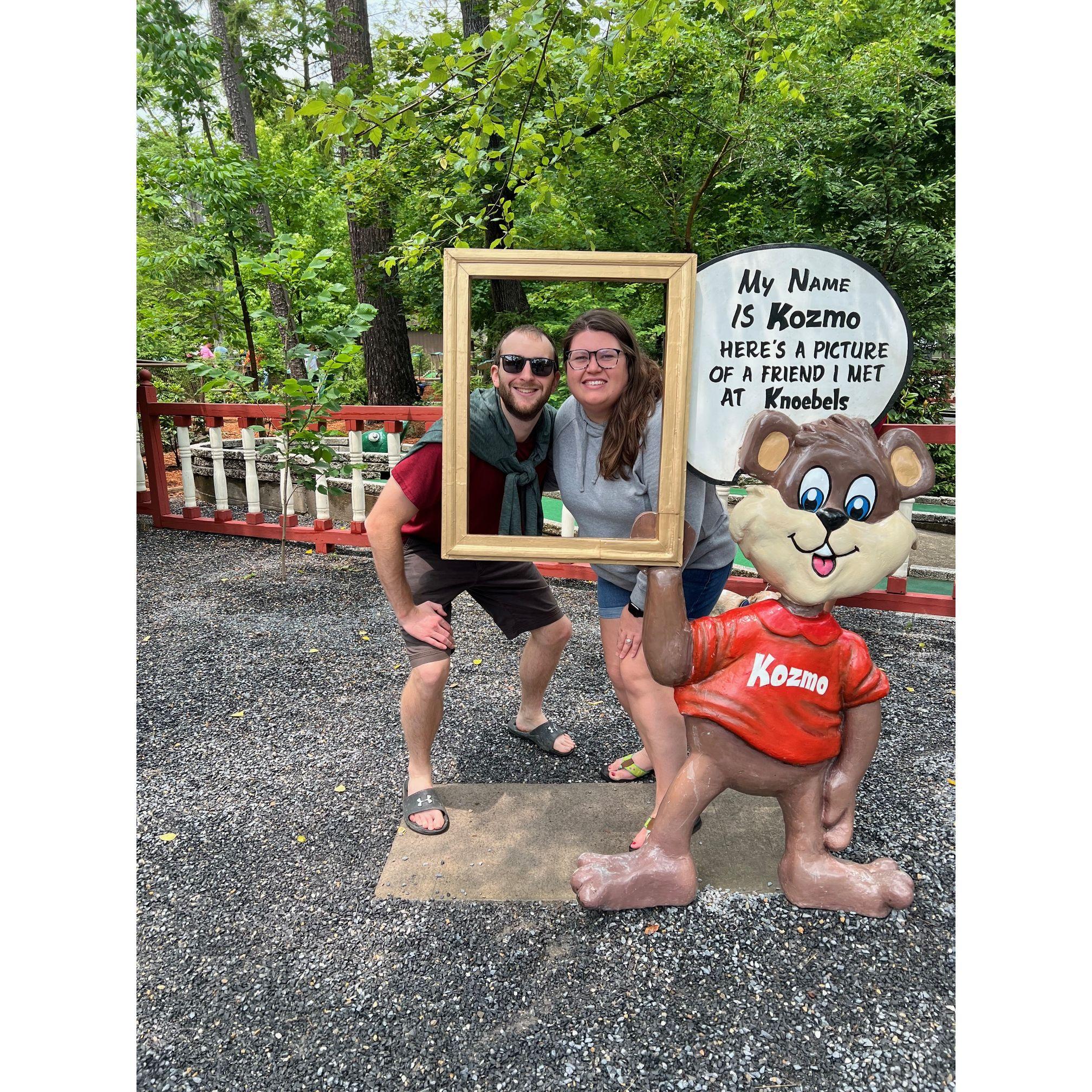 June 16th, 2023 - TJ's inaugural trip to Knoebels with Ally's family - as always, it rained!