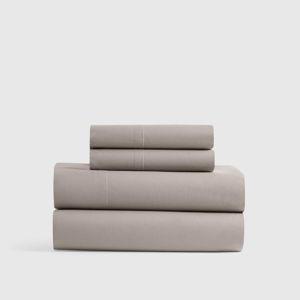 Classic Organic Percale Sheet Set in Dove