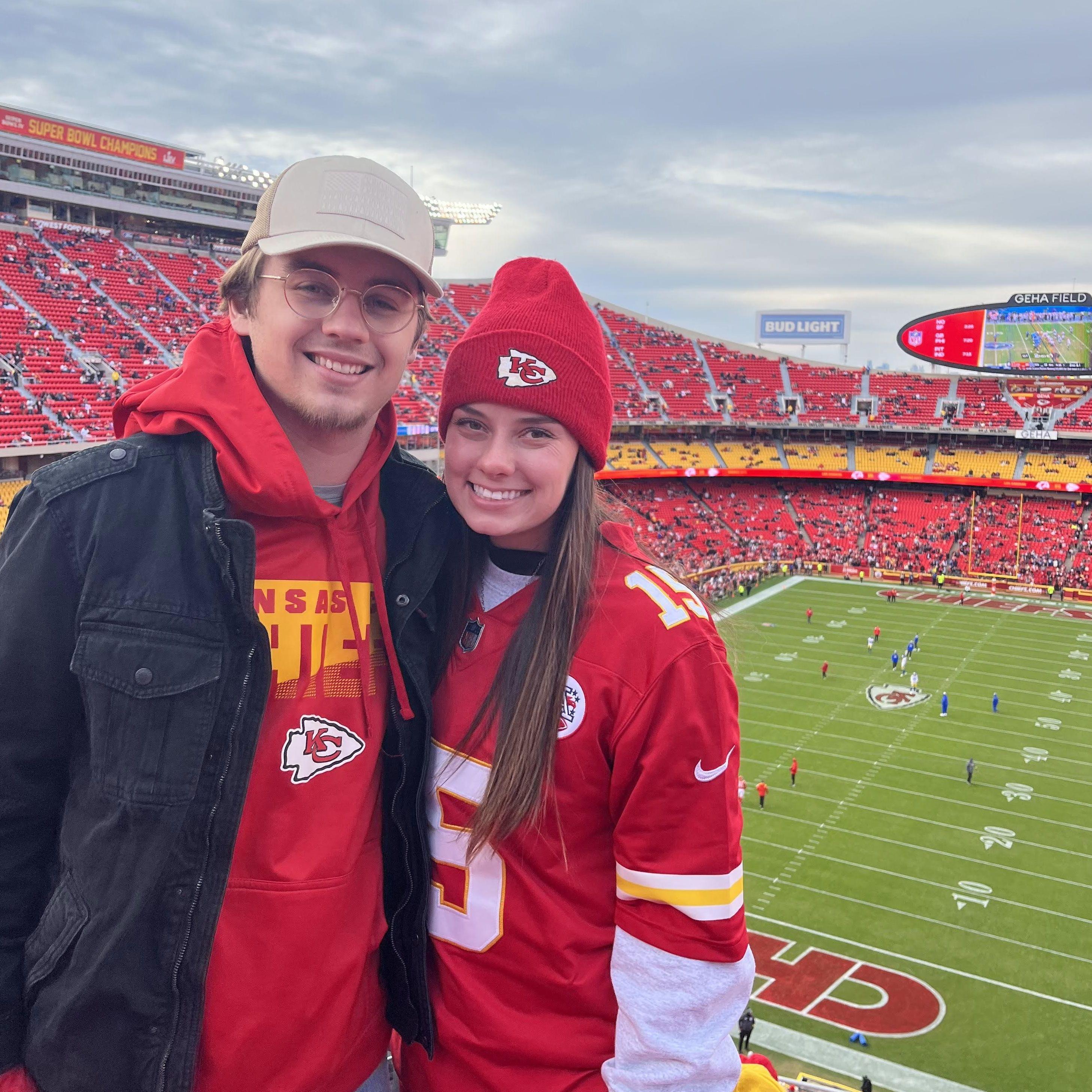 Our first Chiefs game!