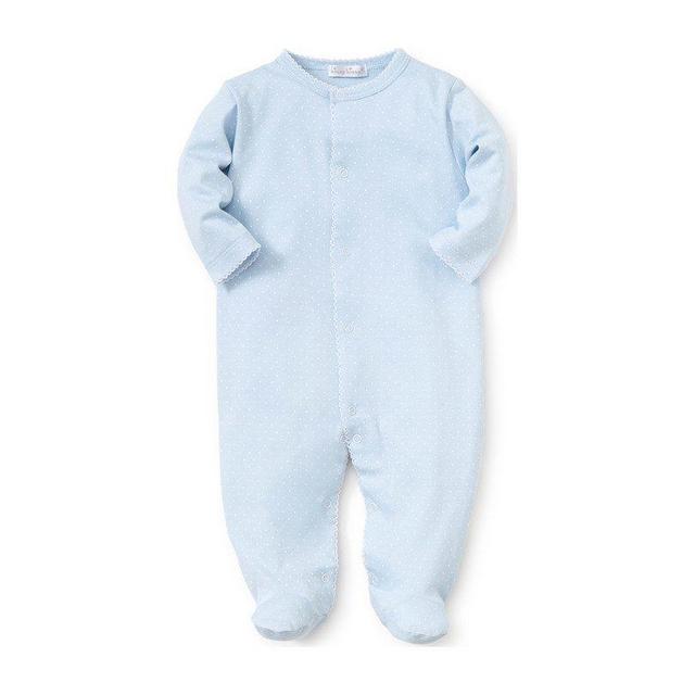 Kissy Kissy New Dots Footie, Blue/White -9m