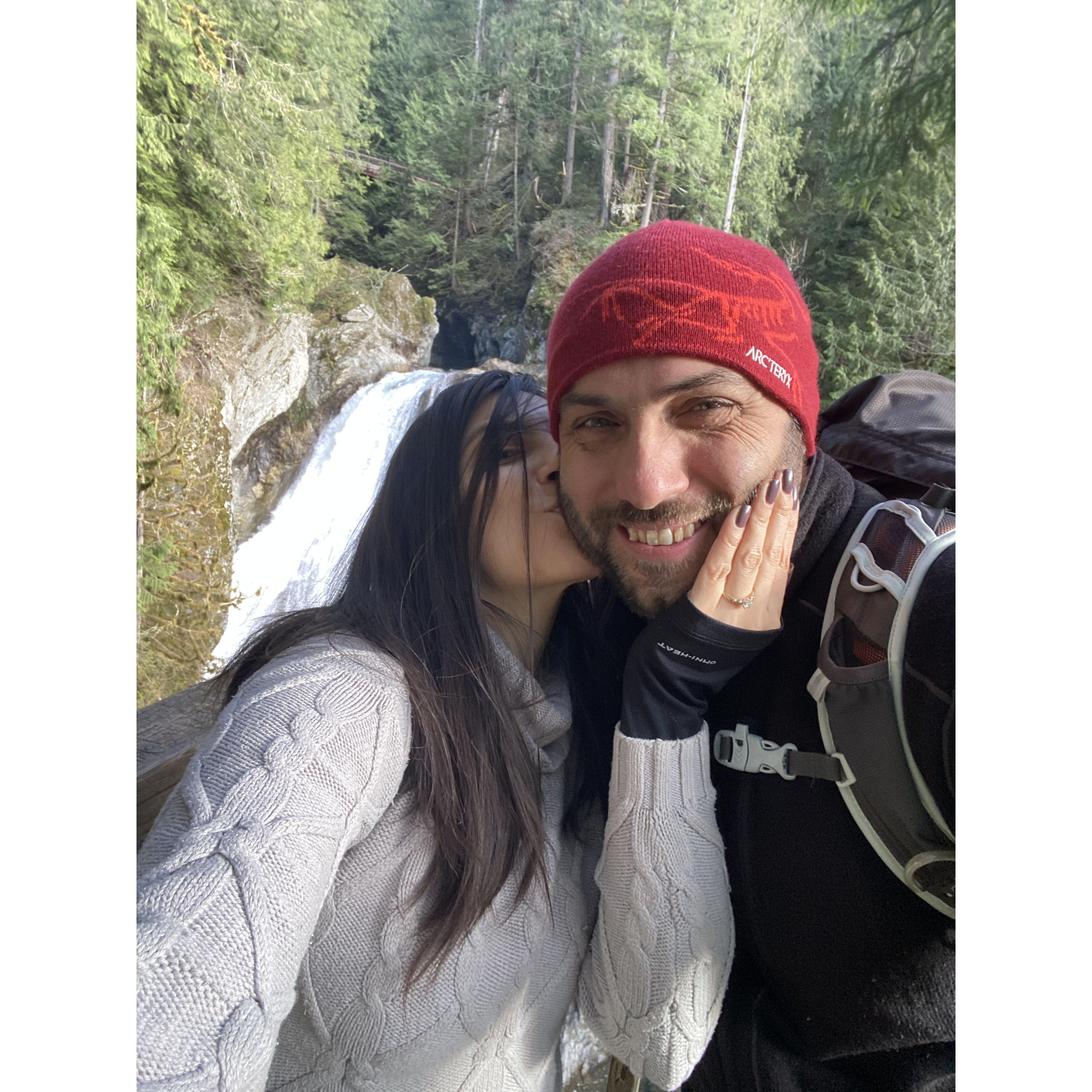 First picture after our engagement
